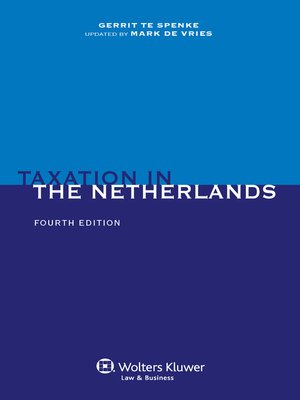 cover image of Taxation in the Netherlands
